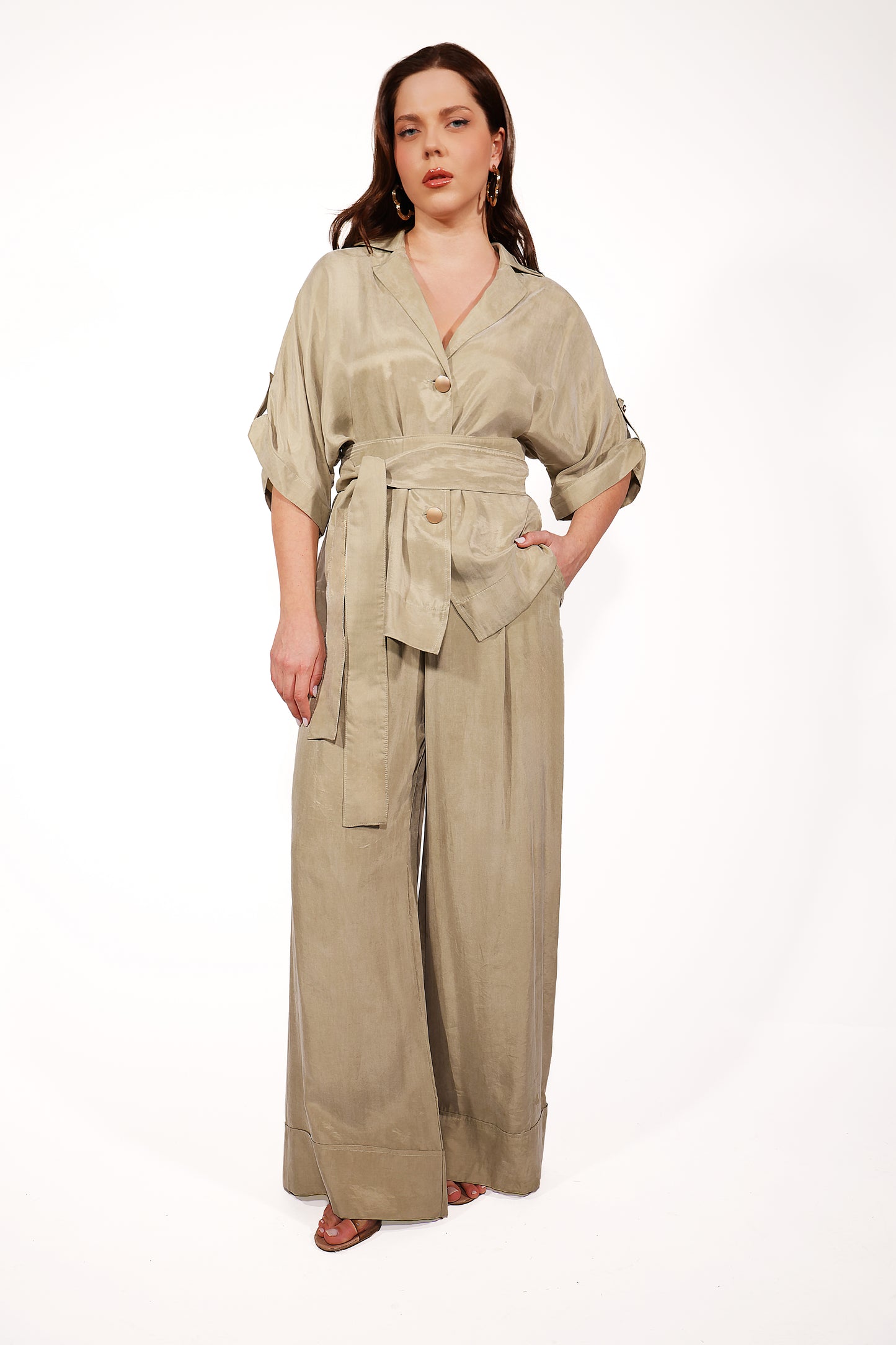 Mint Yeşili Oversize Takım